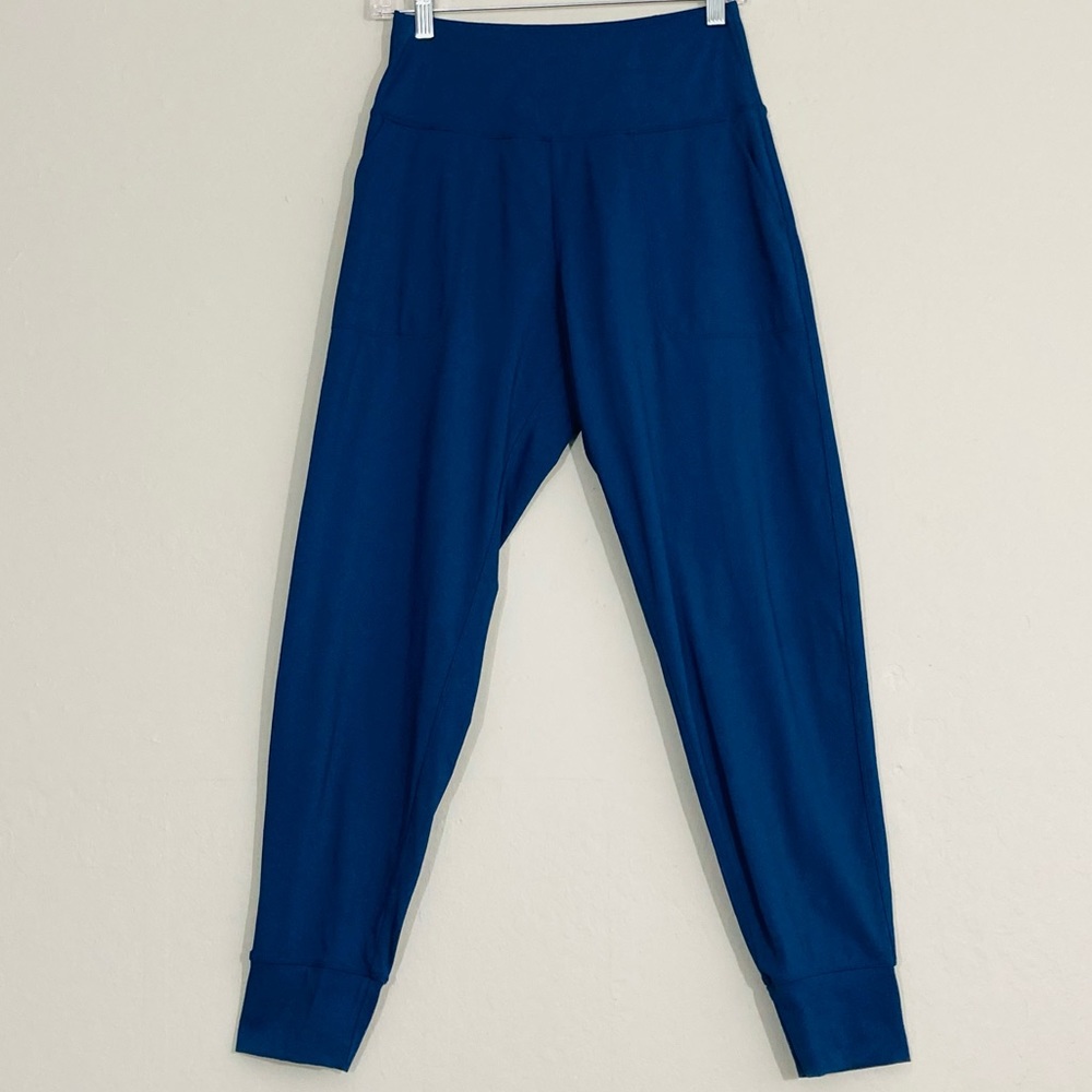 *Teal blue yoga jogger pants S
